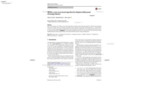 ARTMe: a new array‑based algorithm for Adaptive Refinement of Triangle Meshes